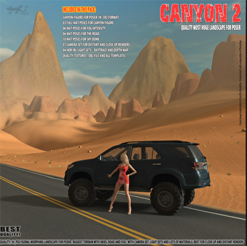 Canyon 2 for Poser