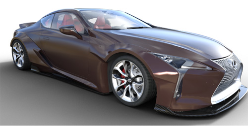 Lexus LC 500 For Daz 3D