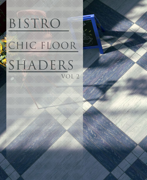 Bistro Chic Iray Flooring Shaders Vol 2