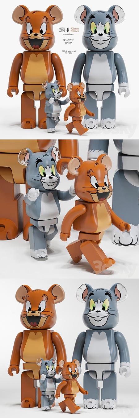 Bearbrick / Tom and Jerry