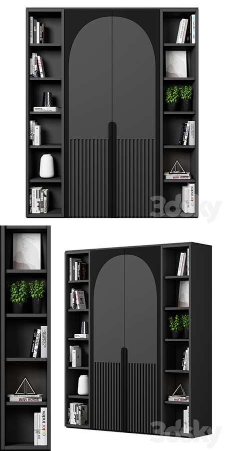 Cabinet with shelves 17