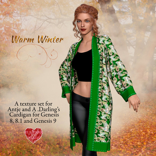 Warm Winter Add-On for Antje and ADarling's Cardigan for G8, G8.1 and G9 Female