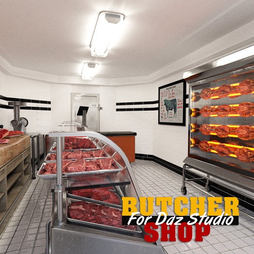 Butcher Shop for DS Iray