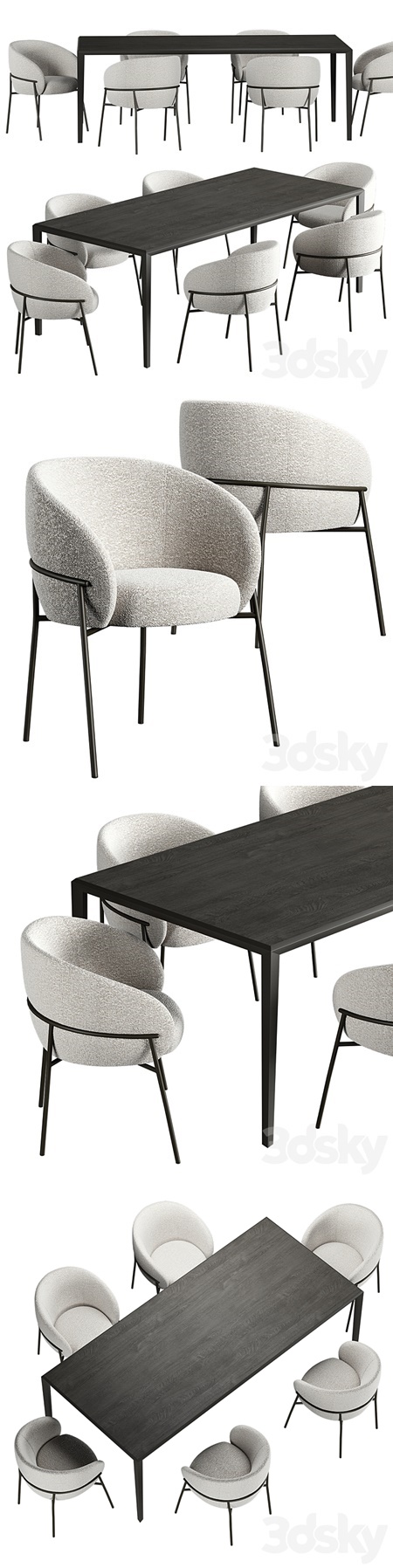 TRIA Table RIMO Chair