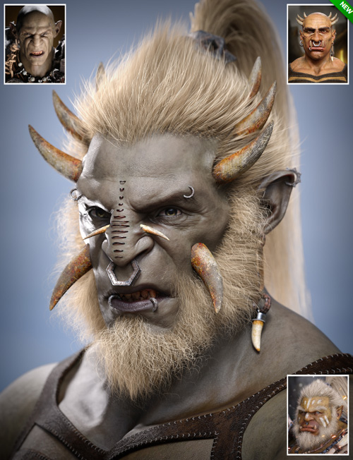 Grugmar HD Orc for Genesis 9 Bundle