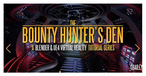 BlenderMarket - Bounty Hunter'S Den - Blender & Ue4 Virtual Reality Tutorial Series