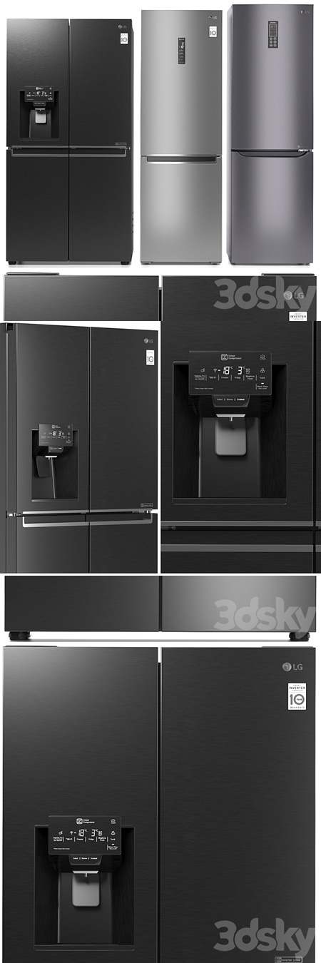 Refrigerator set LG 4