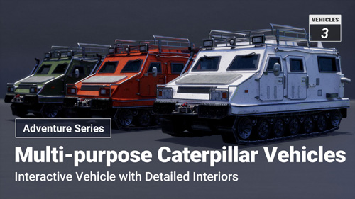 Adventure Series- Multi-purpose Caterpillar Vehicles