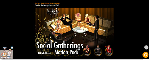 Social Gatherings Motion Pack IClone