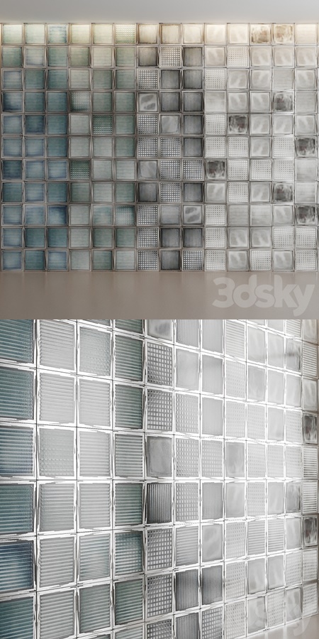 Diesel Glass Blocks by Iris Ceramica