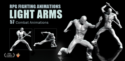 RPG Fighting Animations LIGHT ARMS