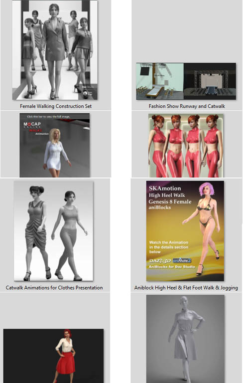 !Reallusion’s Catwalk And Runway Animations Bundle