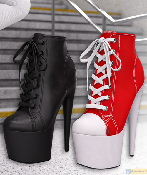 High Heel Platform Sneakers for G8F&G9