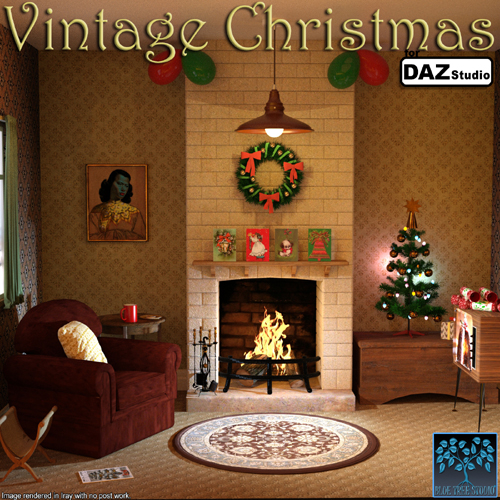 Vintage Christmas for Daz Studio