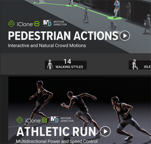 !!Motion Director - Athletic Run & Pedestrian Actions