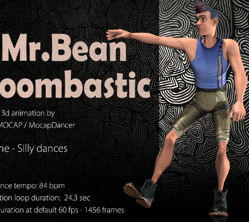 A&M - Mr. Bean - Boombastic (84bpm) - dance animation