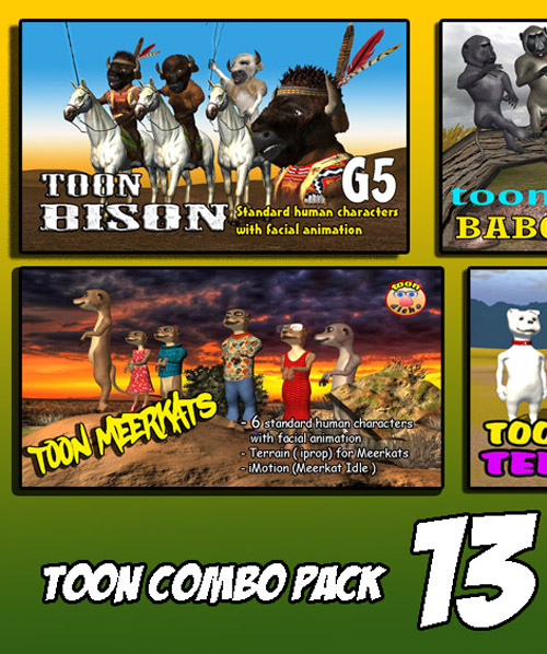 Toon Combo Pack 13