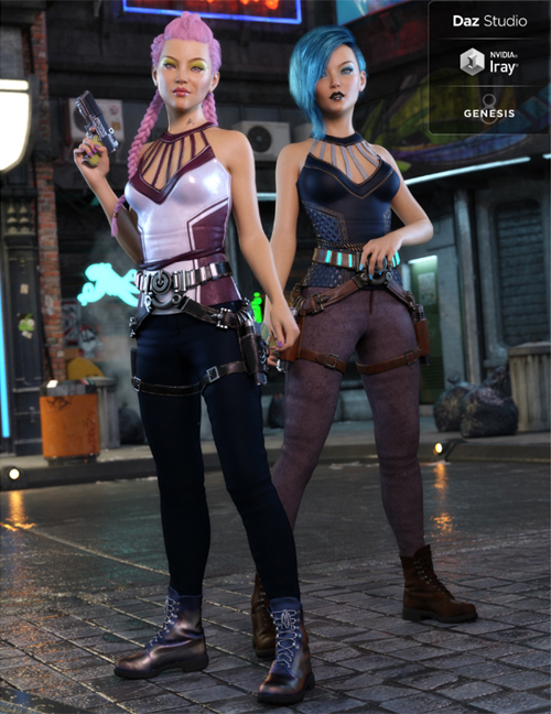 Bounty Huntress Outfit Textures