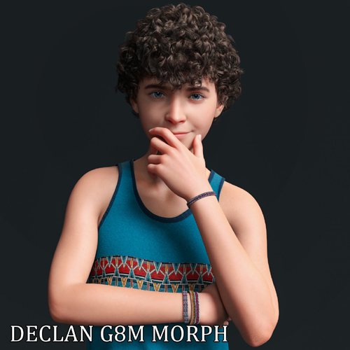 Declan Character Morph for Genesis 8 Male