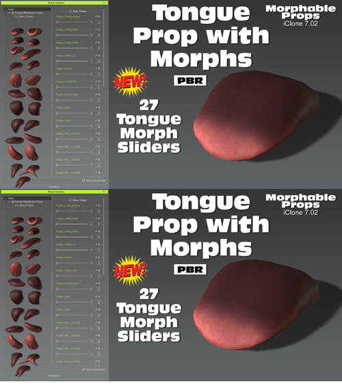 BB Tongue Prop With Morphs