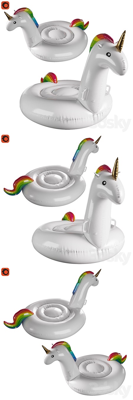 Inflatable unicorn circle