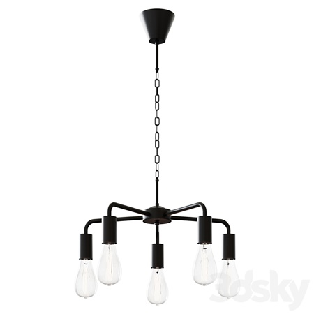 Chandelier VITALUCE Edwin 5xE27 max. 60W # 80319410