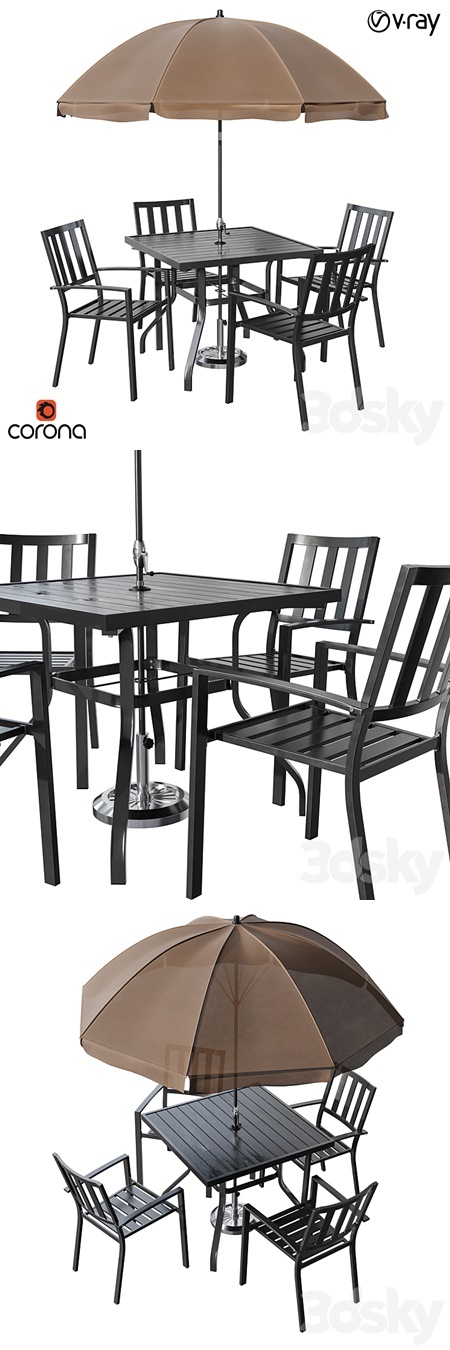 Castanon Rectangular Dining Set