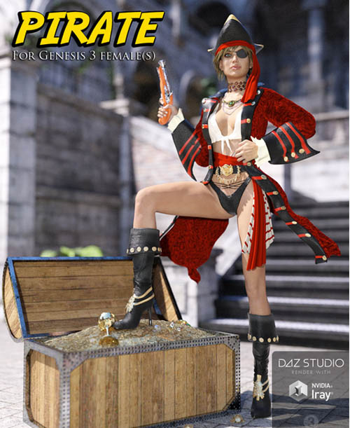 Pirate for Genesis 3 Female(s)