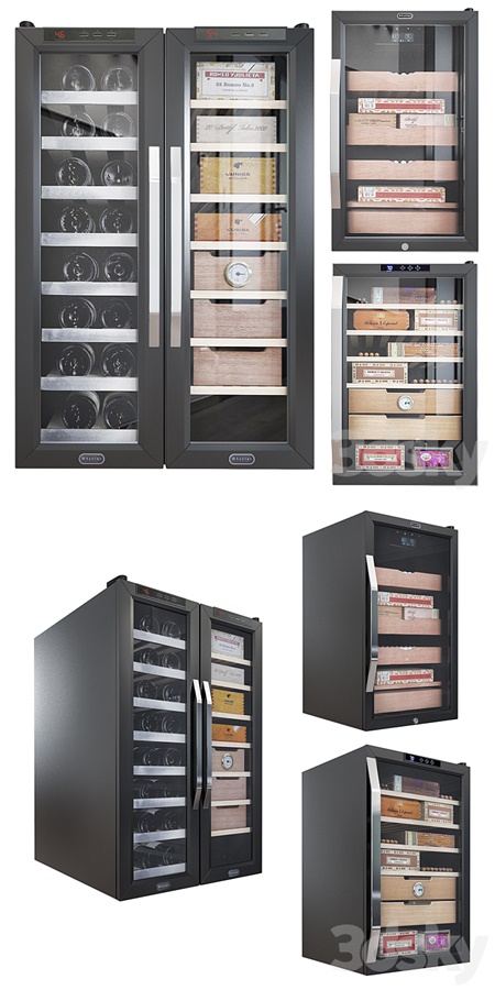 Whynter Cigar Cabinet Black