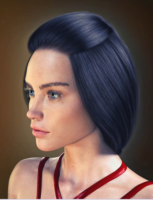 FE Natural Hair for Genesis 8 and 8.1 Female