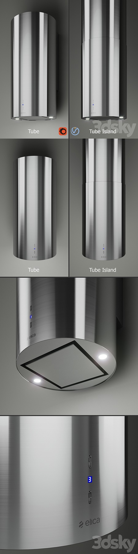 Elica - TUBE + TUBE ISLAND