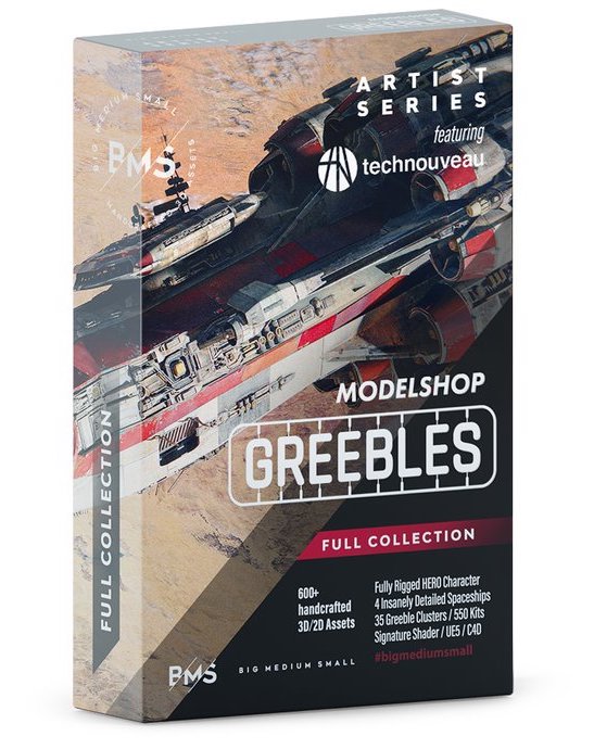 Big/Medium/Small – Modelshop Greebles Collection Bundle