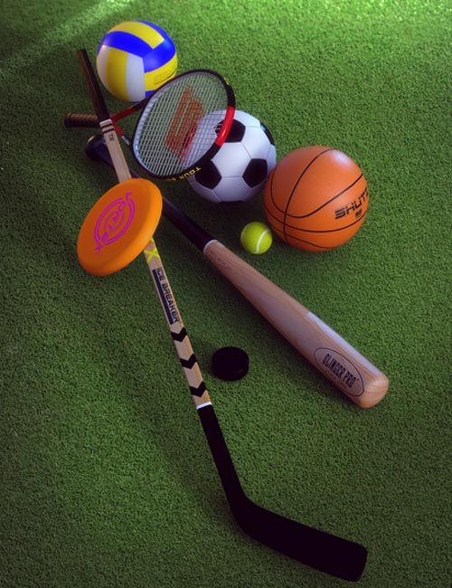 Father's Day Sports Props for Genesis 8.1 Males and Females