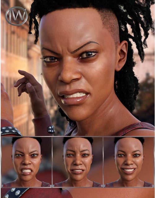 Survivor - Expressions for Genesis 8 Female and Celani 8