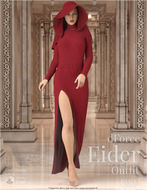 dForce - Eider Outfit for Genesis 8 Female