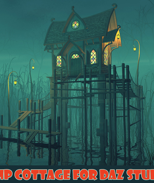 Swamp Cottage for Daz Studio