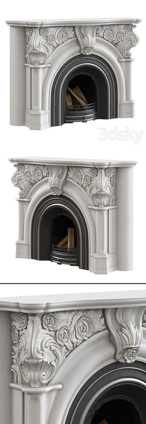 Victorian fireplace