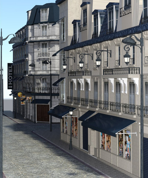 European Street - for DAZ Studio