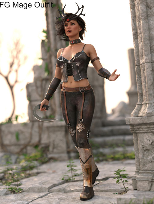 FG Mage Outfit for Genesis 8 Female(s)