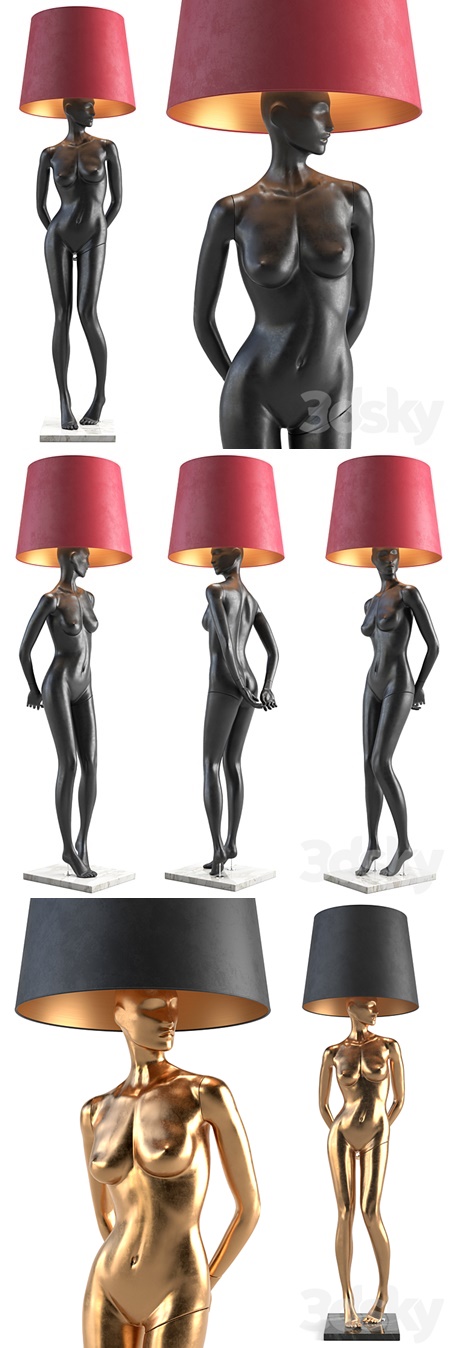 Mannequin Floor Lamp Rebekka