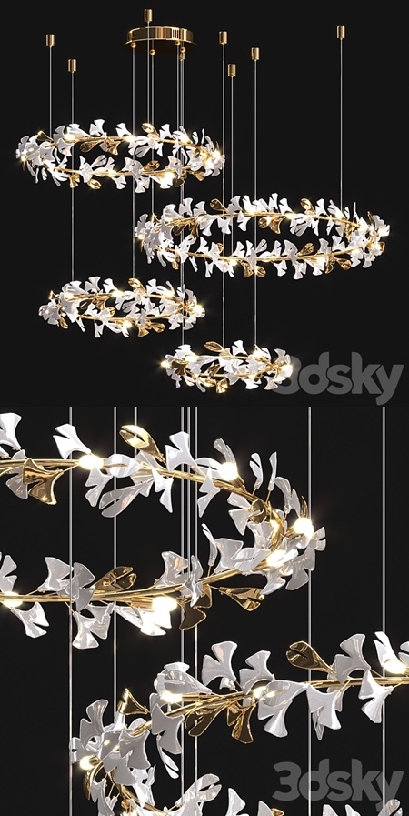 Cosmo Flower Chandelier 2