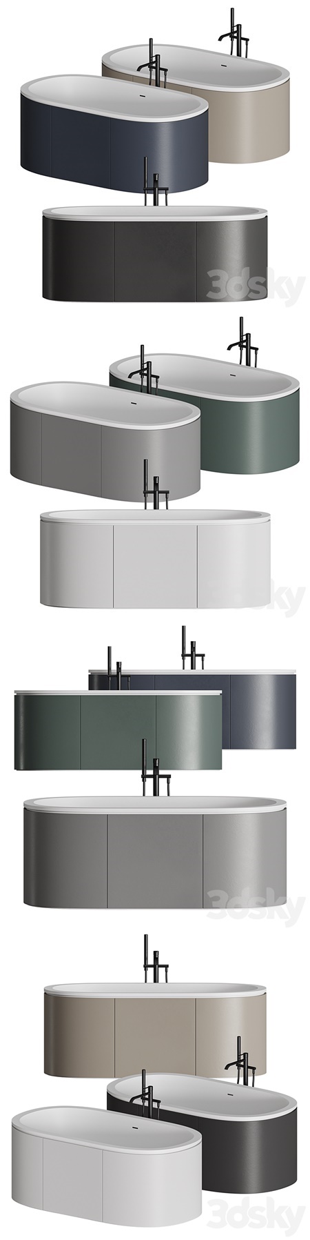 Ceramica Cielo CIBELE Bathtub