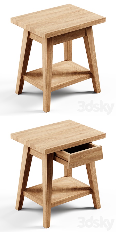 Zara Home - The small recycled wooden table