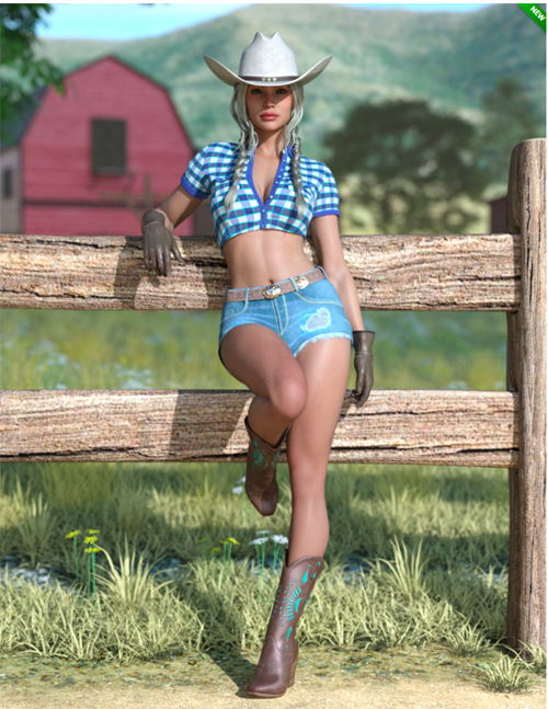 Wild West Cowgirl Bundle for Genesis 9 Feminine