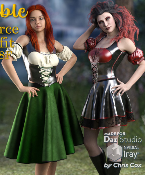 Fable dForce Outfit for G8F