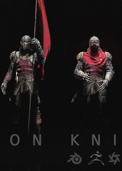 Lion Knights 3D models for Concept Art