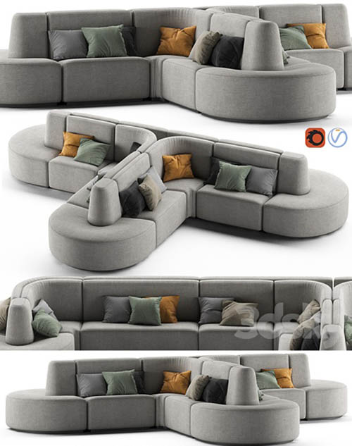 HMD INTERIORS Bistro Sofa 2