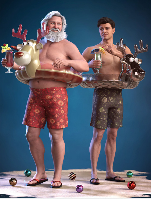 dForce Summer Santa Textures