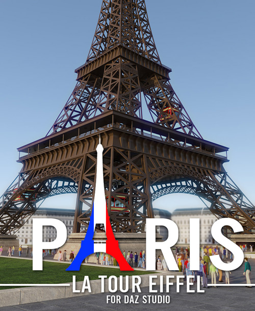 PARIS - La Tour Eiffel for DS Iray
