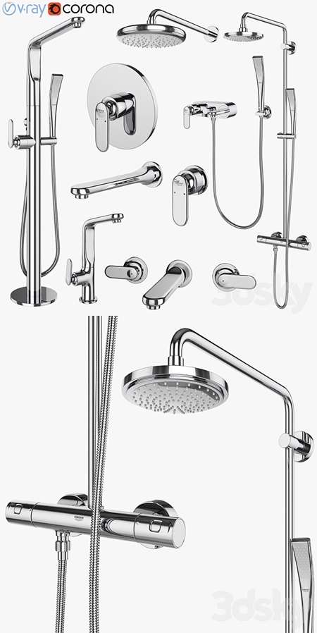 Mixers and showers GROHE | Veris set 70